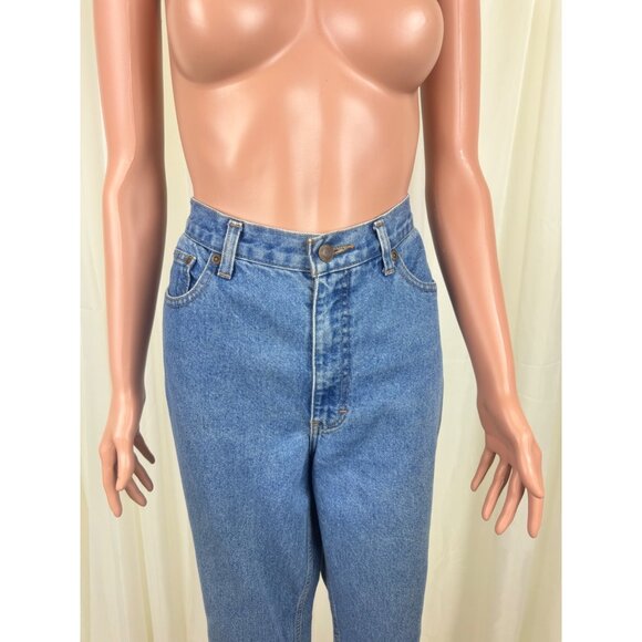 Vintage Newport News Jeanology High Rise Cropped Capri Denim Jeans Size 28 - Picture 6 of 9